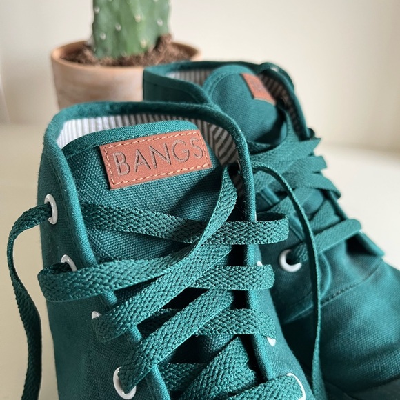 BANGS Teal Canvas High-Tops - Picture 9 of 15